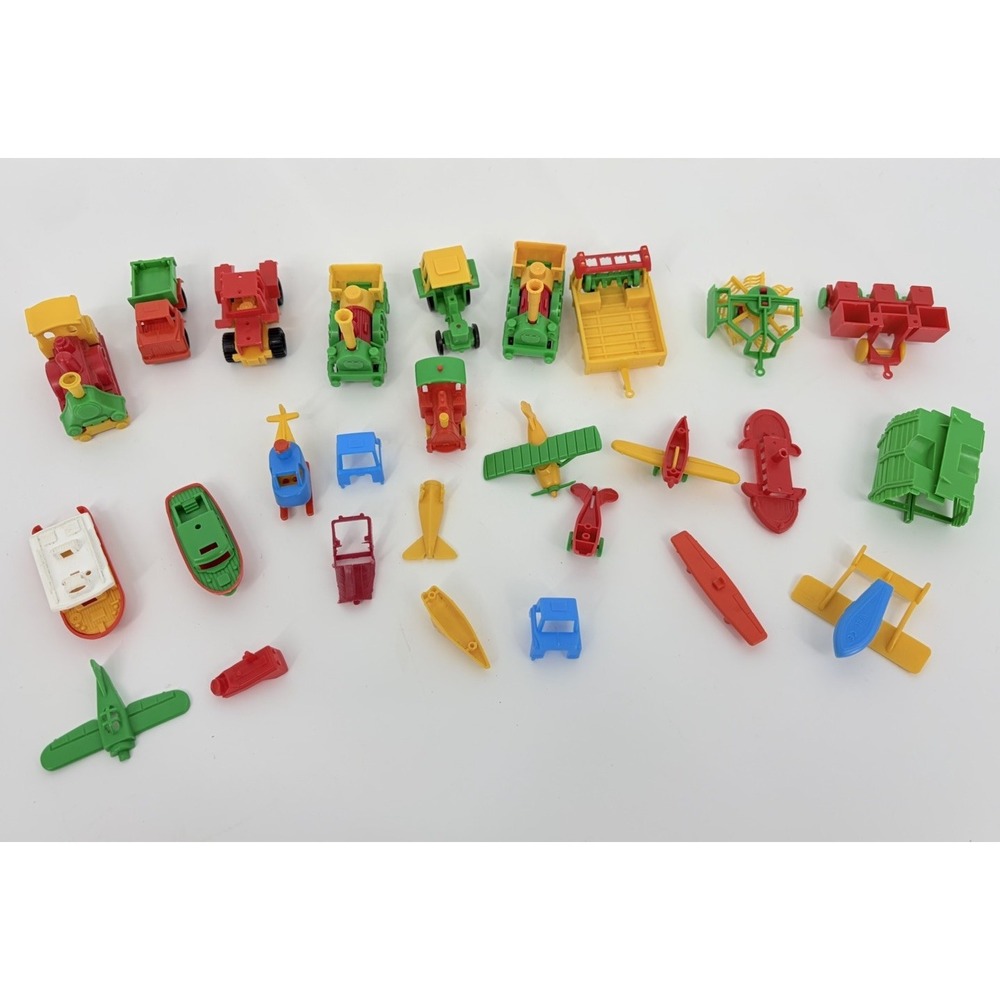 Vintage Bruder and More Toys West Germany 1980s Miniature Vehicle Lot 20+ Pieces